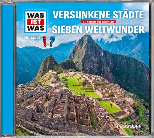 Buchcover und Innenansicht für das Buch: Versunkene Städte/ Die Sieben Weltwunder