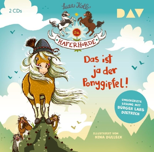 Buchcover und Innenansicht für das Buch: Die Haferhorde 13: Das ist ja der Ponygipfel!