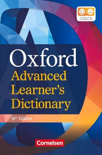 Buchcover und Innenansicht für das Buch: Oxford Advanced Learner's Dictionary B2-C2 (10th Edition) mit Online-Zugangscode