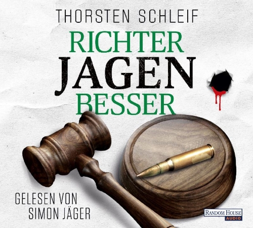 Buchcover und Innenansicht für das Buch: Richter jagen besser