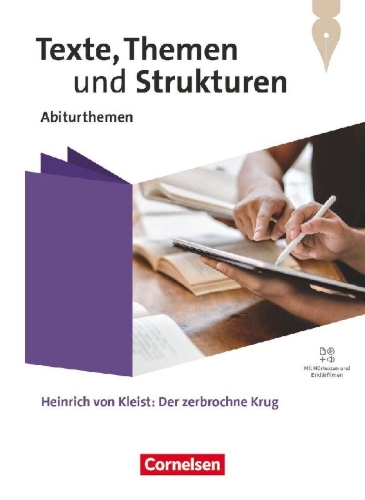 Buchcover und Innenansicht für das Buch: Texte, Themen und Strukturen. Qualifikationsphase - Abiturthemen - Heinrich von Kleist: Der zerbrochne Krug - Themenheft