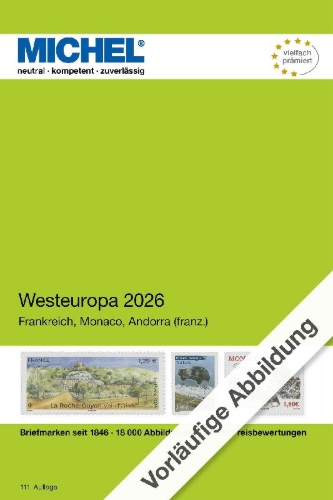 Buchcover und Innenansicht für das Buch: Westeuropa 2026