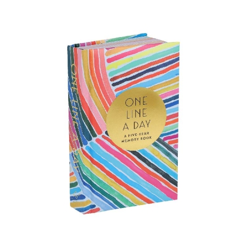 Buchcover und Innenansicht für das Buch: Rainbow One Line a Day