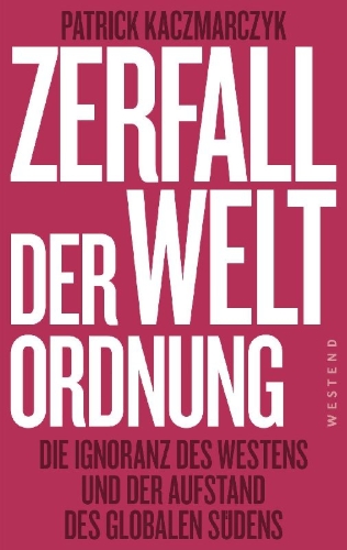 Buchcover und Innenansicht für das Buch: Zerfall der Weltordnung