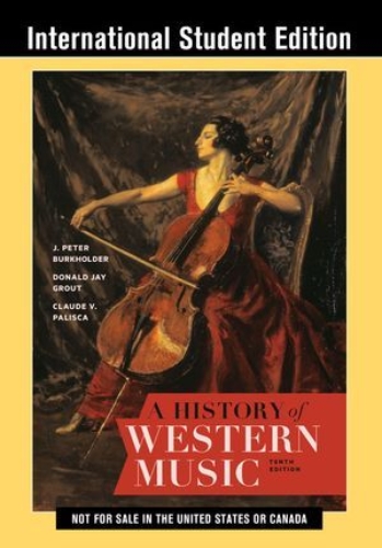Buchcover und Innenansicht für das Buch: A History of Western Music