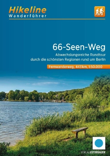 Buchcover und Innenansicht für das Buch: Fernwanderweg 66-Seen-Weg
