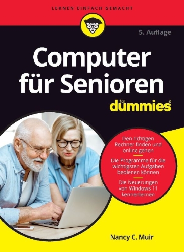 Buchcover und Innenansicht für das Buch: Computer für Senioren für Dummies