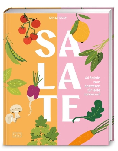 Buchcover und Innenansicht für das Buch: Salate