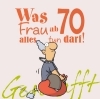 Buchcover und Innenansicht für das Buch: Geschafft! Was Frau ab 70 alles tun darf