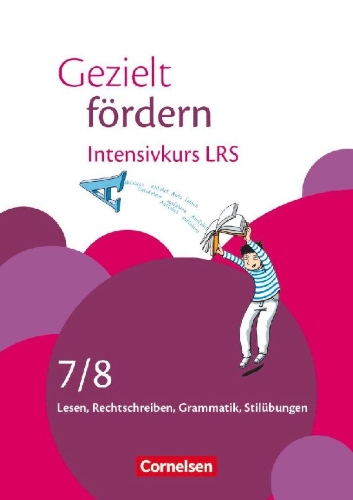 Buchcover und Innenansicht für das Buch: Gezielt fördern 7./8. Schuljahr - Intensivkurs LRS