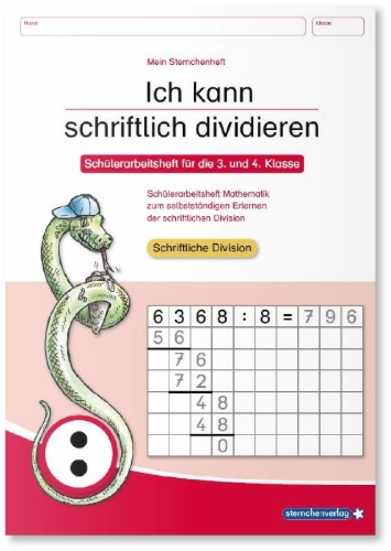 Buchcover und Innenansicht für das Buch: Ich kann schriftlich dividieren