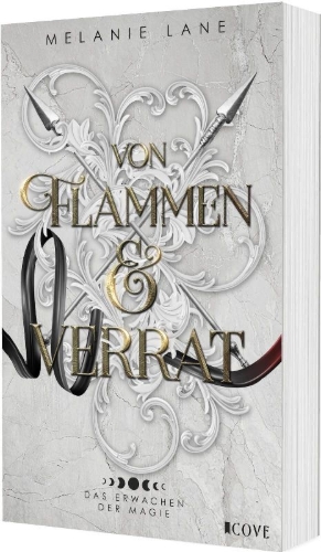 Buchcover und Innenansicht für das Buch: Von Flammen & Verrat (Die Geschichte der Anderswelt 2)