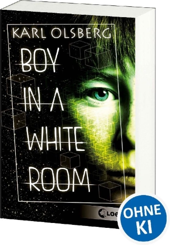 Buchcover und Innenansicht für das Buch: Boy in a White Room