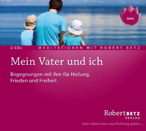 Buchcover und Innenansicht für das Buch: Mein Vater und Ich - Meditations-Doppel-CD