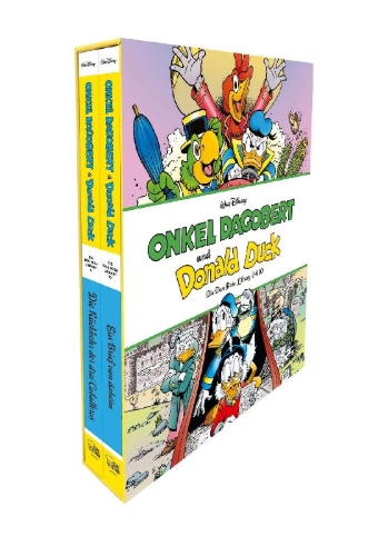 Buchcover und Innenansicht für das Buch: Uncle Scrooge and Donald Duck - The Three Caballeros Ride Again! & The Old Castle's Other Secret