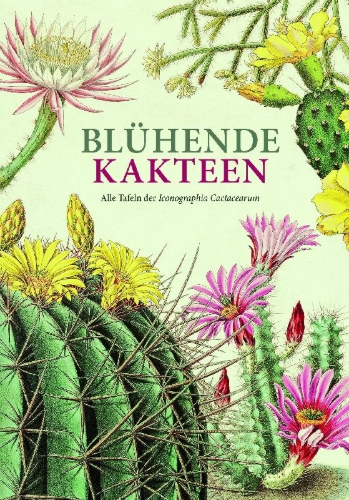Buchcover und Innenansicht für das Buch: Blühende Kakteen