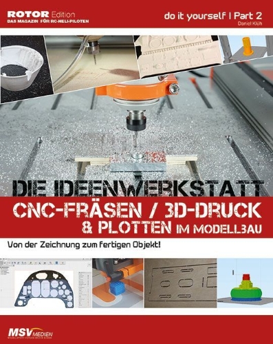 Buchcover und Innenansicht für das Buch: Die Ideenwerkstatt Scale-Modellbau