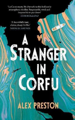 Buchcover und Innenansicht für das Buch: A Stranger in Corfu