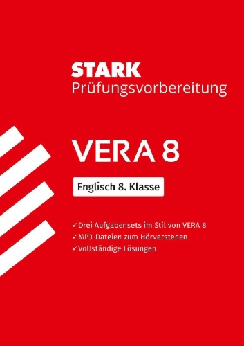 Buchcover und Innenansicht für das Buch: STARK Englisch VERA 8 - Prüfungsvorbereitung