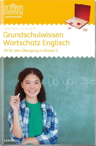 Buchcover und Innenansicht für das Buch: LÜK. Grundschulwissen Englisch - Für den Übergang in Klasse 5