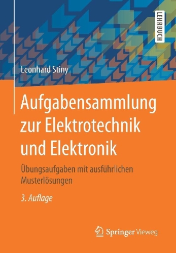 Buchcover und Innenansicht für das Buch: Aufgaben mit Lösungen zum Grundwissen Elektrotechnik