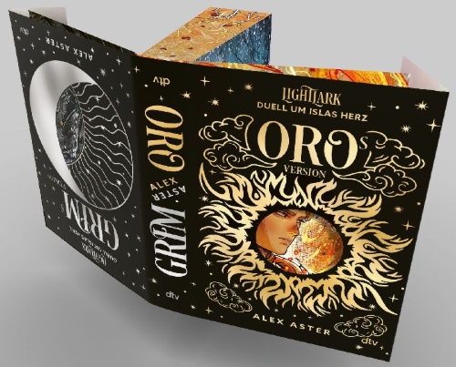 Buchcover und Innenansicht für das Buch: Grim & Oro