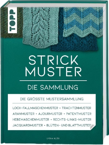 Buchcover und Innenansicht für das Buch: Strickmuster. Die Sammlung.