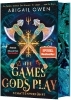 Buchcover und Innenansicht für das Buch: The Games Gods Play (The Crucible #1)