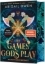 Buchcover und Innenansicht für das Buch: The Games Gods Play (The Crucible #1)