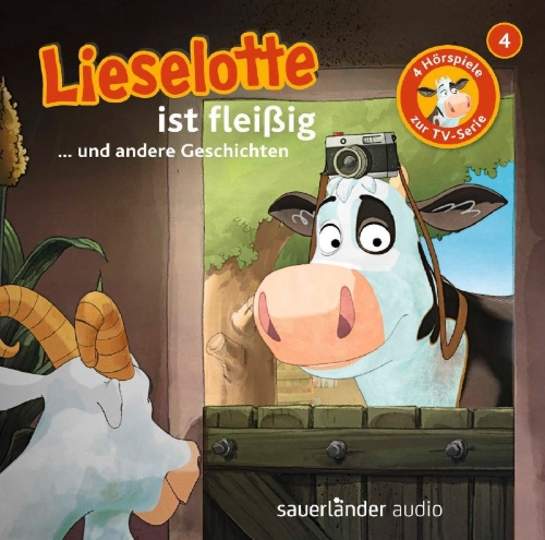 Buchcover und Innenansicht für das Buch: Lieselotte geht arbeiten