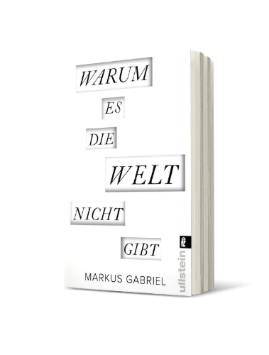 Buchcover und Innenansicht für das Buch: Warum es die Welt nicht gibt