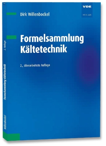 Buchcover und Innenansicht für das Buch: Formelsammlung Kältetechnik