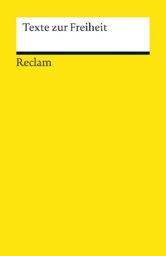 Buchcover und Innenansicht für das Buch: Texte zur Freiheit
