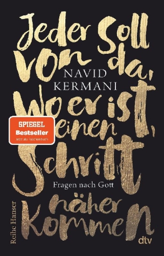 Buchcover und Innenansicht für das Buch: Jeder soll von da, wo er ist, einen Schritt näher kommen
