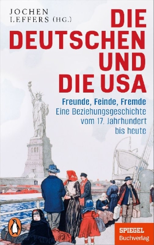 Buchcover und Innenansicht für das Buch: Die Deutschen und die USA