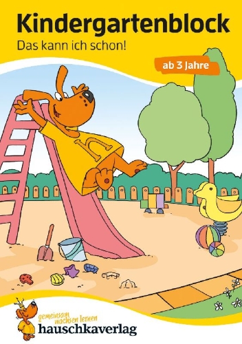 Buchcover und Innenansicht für das Buch: Kindergartenblock ab 3 Jahre - Das kann ich schon!