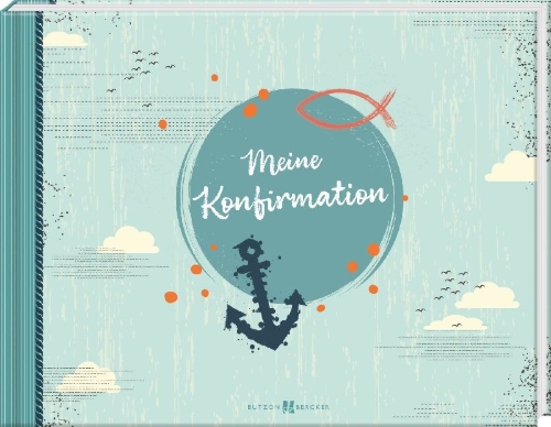 Buchcover und Innenansicht für das Buch: Meine Konfirmation - Kreativalbum