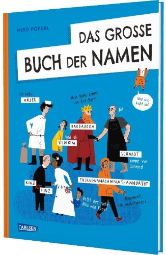 Buchcover und Innenansicht für das Buch: Das große Buch der Namen