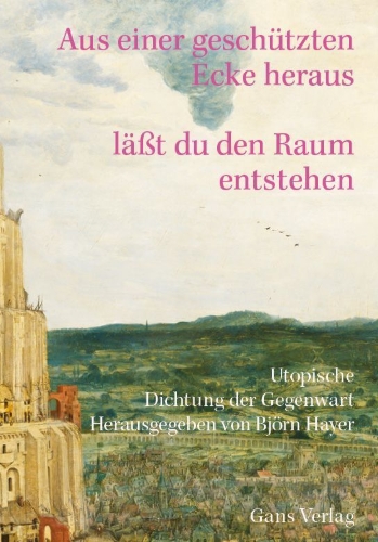Buchcover und Innenansicht für das Buch: Aus einer geschützten Ecke heraus lässt Du den Raum entstehen