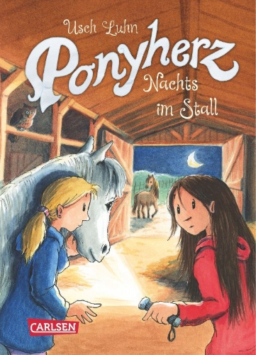 Buchcover und Innenansicht für das Buch: Ponyherz 06: Nachts im Stall