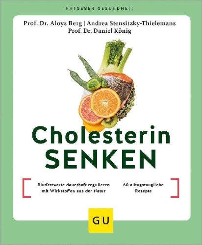 Buchcover und Innenansicht für das Buch: Cholesterin senken