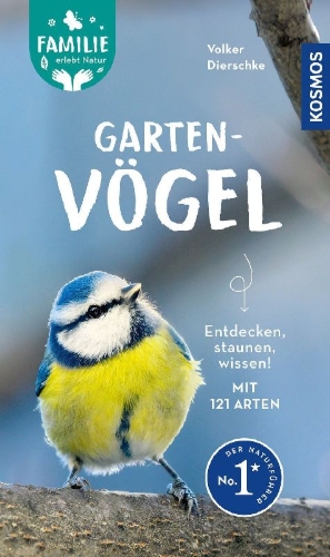Buchcover und Innenansicht für das Buch: Gartenvögel