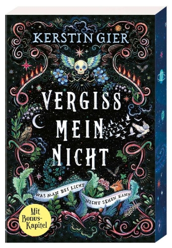 Buchcover und Innenansicht für das Buch: Vergissmeinnicht - Was man bei Licht nicht sehen kann