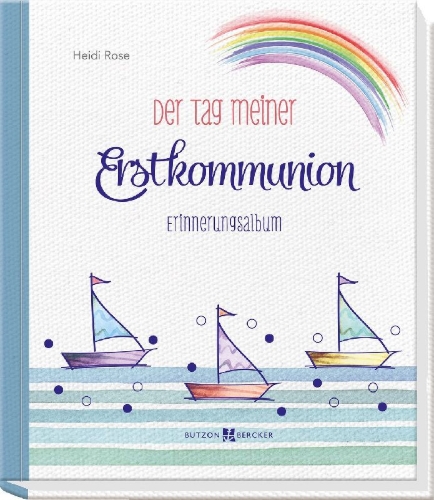 Buchcover und Innenansicht für das Buch: Der Tag meiner Erstkommunion