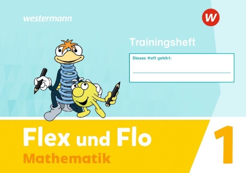 Buchcover und Innenansicht für das Buch: Flex und Flo 1. Trainingsheft Ausgabe 2021