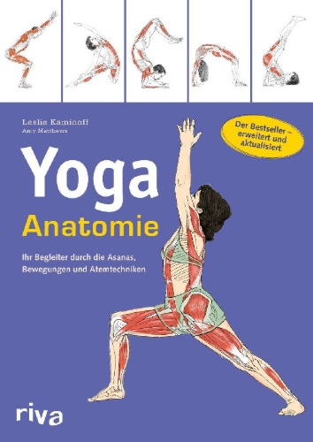Buchcover und Innenansicht für das Buch: Yoga-Anatomie