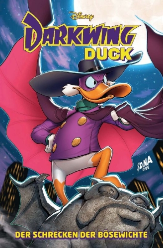 Buchcover und Innenansicht für das Buch: Darkwing Duck - Der Schrecken der Bösewichte