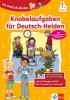 Buchcover und Innenansicht für das Buch: Die Deutsch-Helden Knobelaufgaben für Deutsch-Helden 1. Klasse