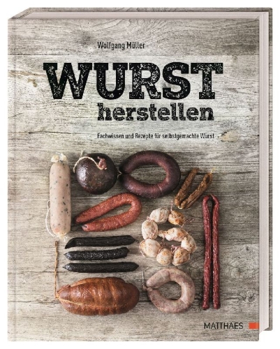 Buchcover und Innenansicht für das Buch: Wurst herstellen