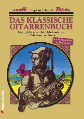 Buchcover und Innenansicht für das Buch: Das klassische Gitarrenbuch